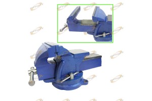 5" BENCH VISE CLAMP TABLETOP 90Degree SWIVEL LOCKING BASE Fast Shipping